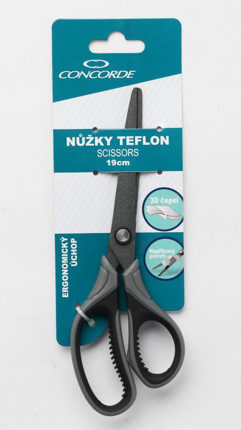 Obrázek produktu: CONCORDE Kancelářské nůžky Teflon - 19 cm