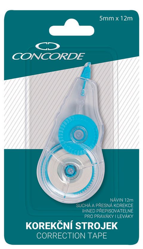 Obrázek produktu: CONCORDE Korekční strojek Lungo 5 mm × 12 m, mix barev