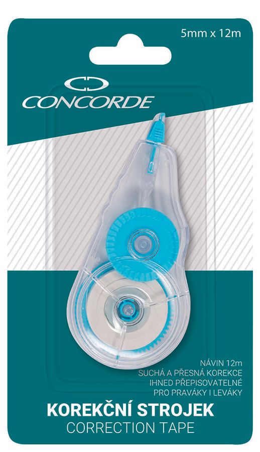 Korekční strojek CONCORDE Lungo, 5mm x 12m CONCORDE
