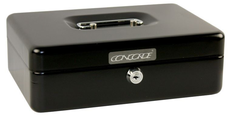 Kovová pokladna CONCORDE 33, černá CONCORDE
