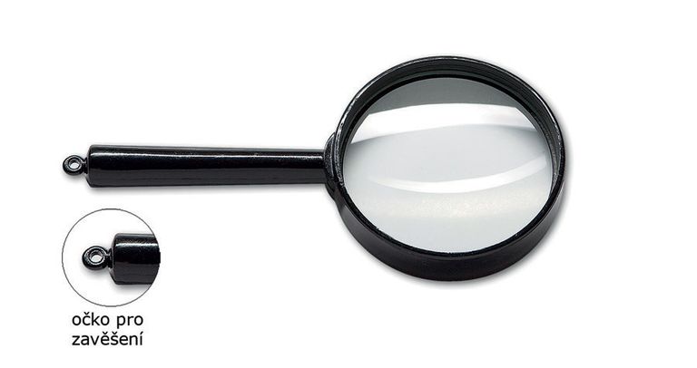 Lupa CONCORDE, O 40mm, plastová obruba CONCORDE