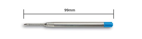 Obrázek produktu: CONCORDE Náplň Silver kovová 0,8 mm - modrá
