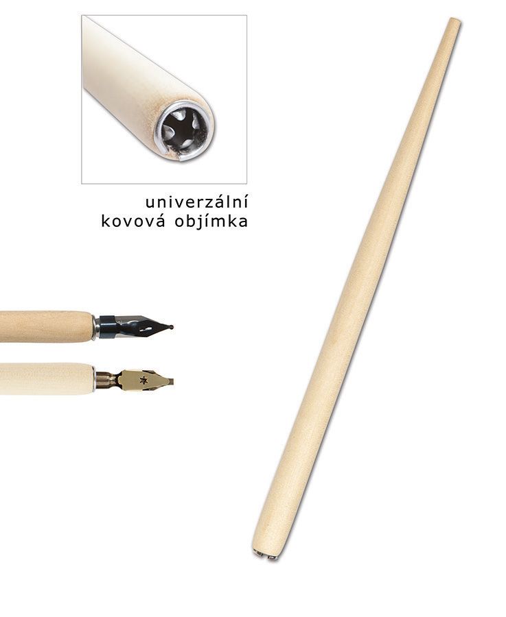 CONCORDE Násadka natural, dřevěná, 17 cm