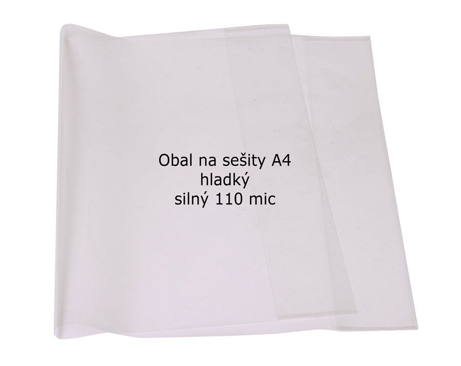 CONCORDE Obal na sešity A4 110 mic - sada 10 ks, čiré