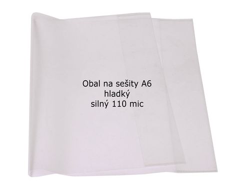 Obrázek produktu: CONCORDE Obal na sešity A6 110 mic - sada 10 ks, čiré