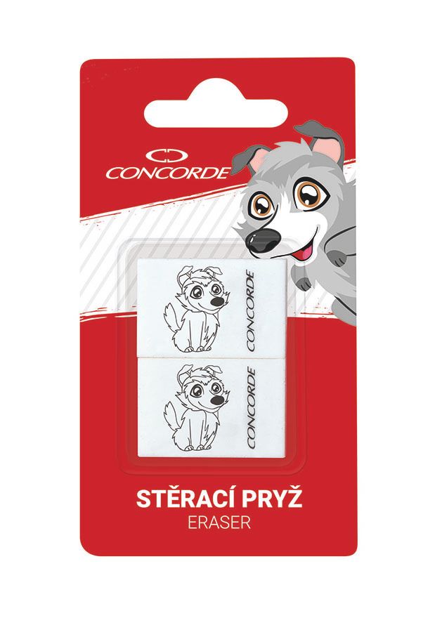 Levně CONCORDE Pryž Volfík, 2 ks/blistr