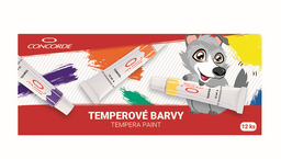 Obrázek produktu: CONCORDE Temperové barvy 12 ml - 12 barev
