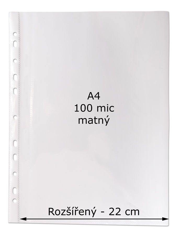 Prospektový obal CONCORDE A4, 100mic, 50ks, matný CONCORDE