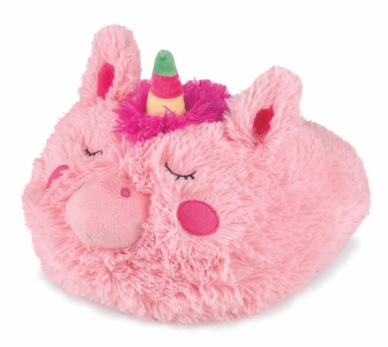 Levně Cozy Noxxiez CS922 Jednorožec - hřejivý plyšový pantofel