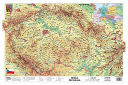 Obrázek produktu: ČR – obecně geografická / pracovní 160 x 120 cm