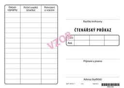 Obrázek produktu: Čtenářský průkaz