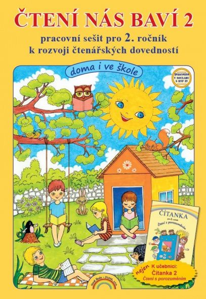 Obrázek produktu: Čtení nás baví 2 - pracovní sešit pro 2. ročník k rozvoji čtenářských dovedností