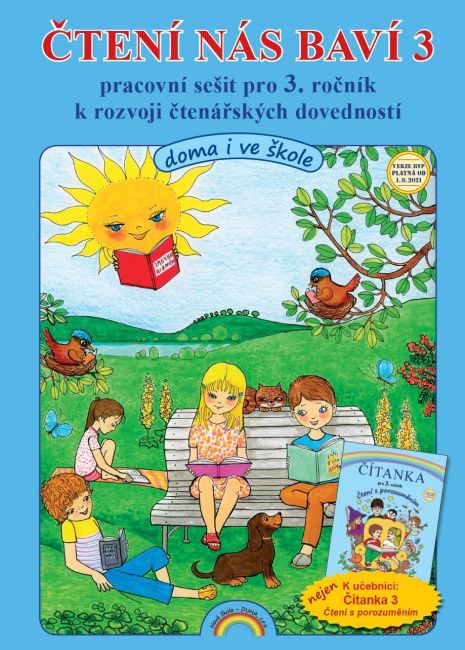 Čtení nás baví 3 - pracovní sešit pro 3. ročník k rozvoji čtenářských dovedností