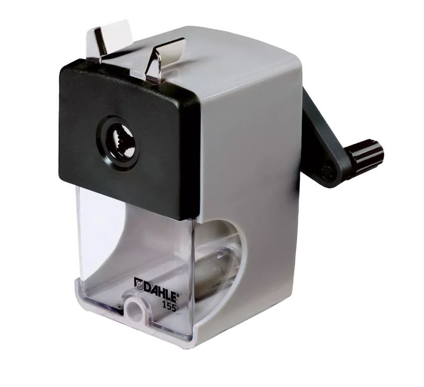 DAHLE 155 Ruční ořezávátko pro tužky do průměru 12 mm - šedé