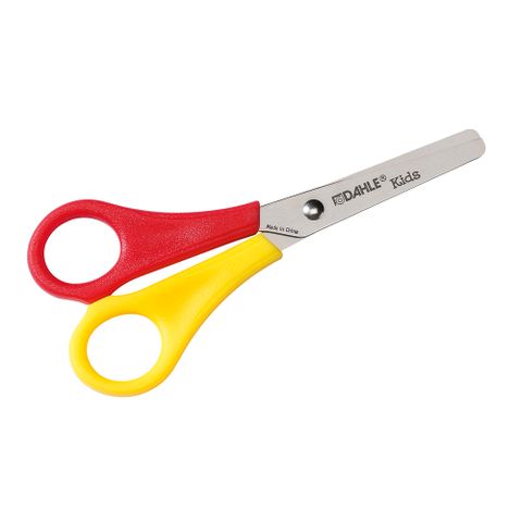 Obrázek produktu: DAHLE Dětské nůžky pro leváky s kulatou špičkou 13 cm, symetrické