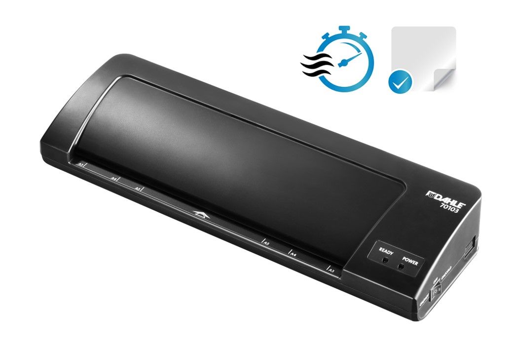 DAHLE Laminátor A3, 2 válce, 3-5 min., černý