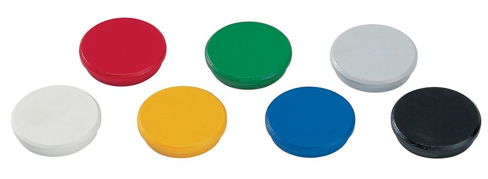 DAHLE Magnet plánovací, Ø 32 mm, 10 ks - mix barev