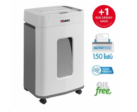 Obrázek produktu: DAHLE ShredMATIC 150 Skartovač 4 × 12 mm s automatickým podavačem