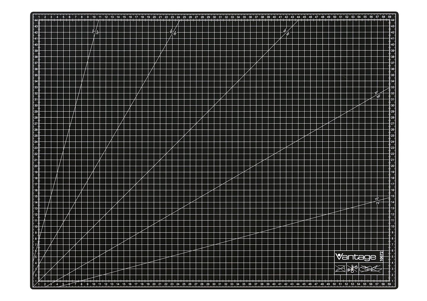 DAHLE Vantage Řezací podložka DIN A2, 45 × 60 cm - černá