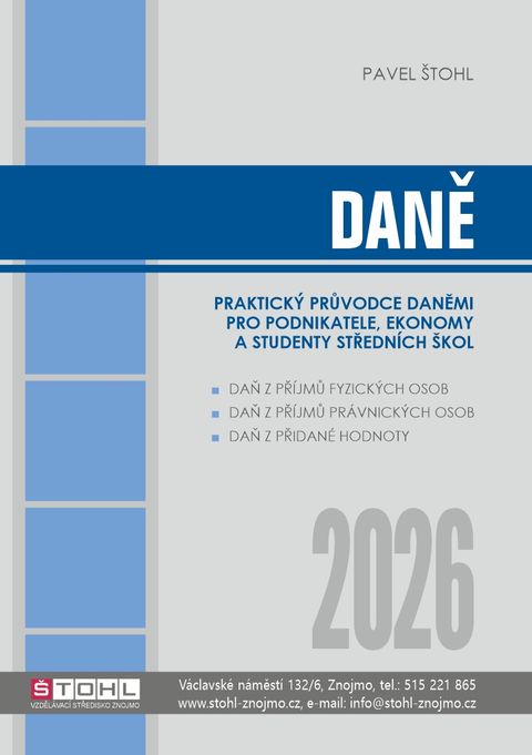 Obrázek produktu: Daně 2026 - praktický průvodce daněmi