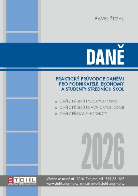 Daně 2026 - praktický průvodce daněmi