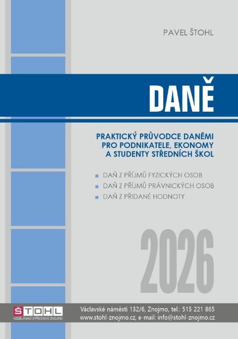 Obrázek produktu: Daně 2026 - praktický průvodce daněmi