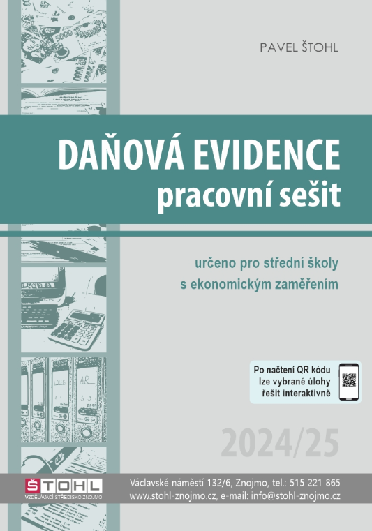 Daňová evidence 2024/2025 - pracovní sešit