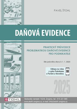 Obrázek produktu: Daňová evidence 2025 - praktický průvodce