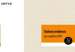 Obrázek produktu: Daňová evidence pro neplátce DPH ( peněžní deník)