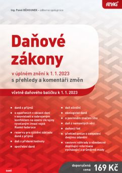 Obrázek produktu: Daňové zákony 2023