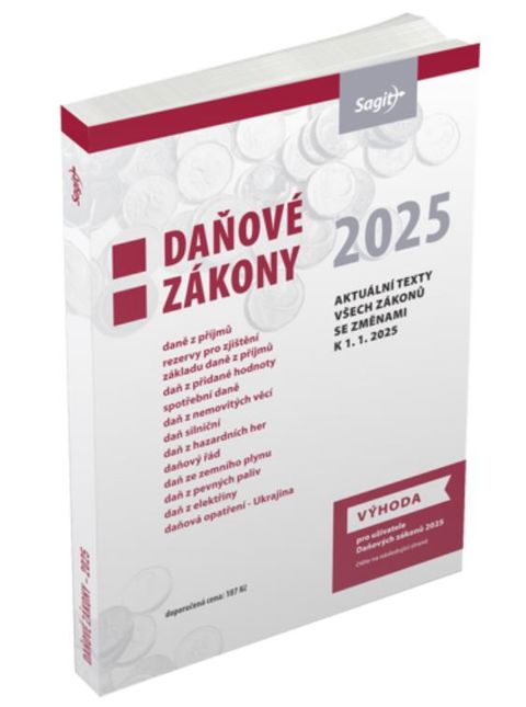 Obrázek produktu: Daňové zákony 2025