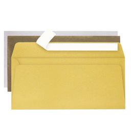 Obrázek produktu: Dárková obálka Clairefontaine DL - zlatá, 1 ks