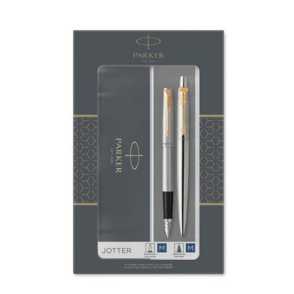 Plnicí pero Parker Jotter Stainless Steel PP + KT GT Parker