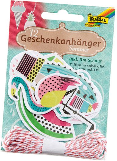 Dárkové kartičky - "Léto" - 12 ks