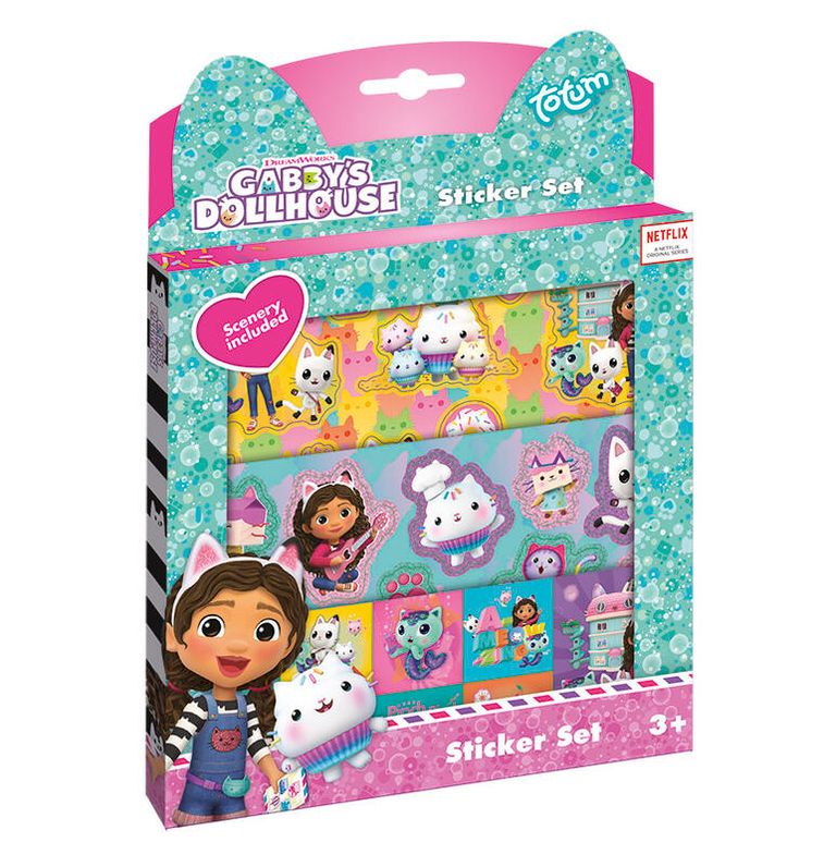 Gabby Gabby's Dollhouse dárkový box se samolepkami