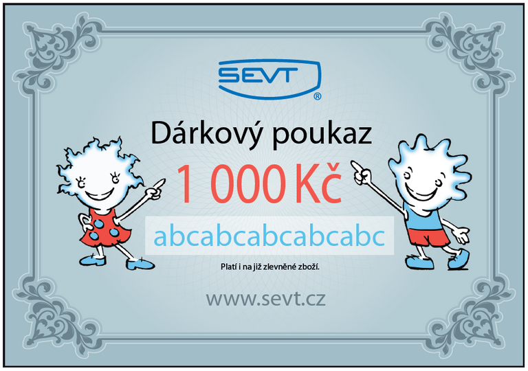 Levně Dárkový poukaz SEVT 1000 Kč