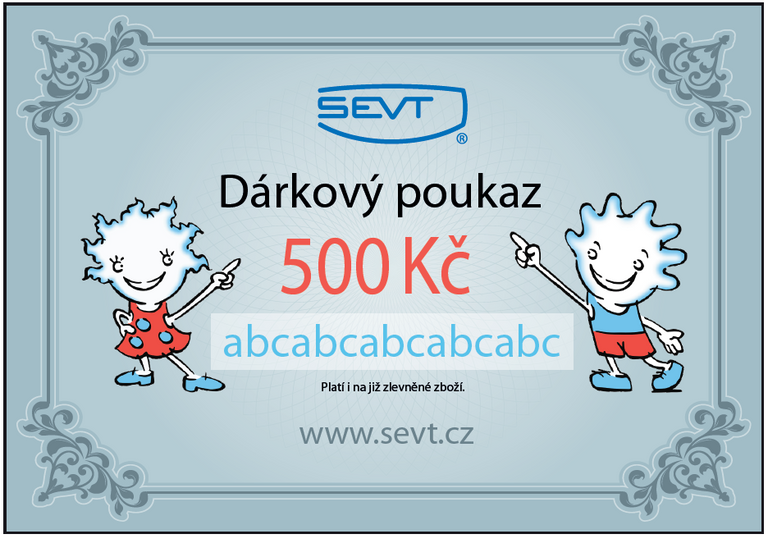 Levně Dárkový poukaz SEVT 500 Kč