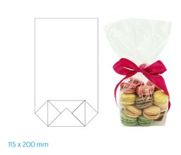 Obrázek produktu: Dárkový sáček 11,5 × 20 cm celofán transparentní 1 ks