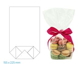 Obrázek produktu: Dárkový sáček 15,5 × 22,5 cm celofán transparentní 1 ks