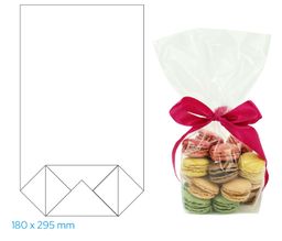 Obrázek produktu: Dárkový sáček 18 × 29,5 cm celofán transparentní 1 ks