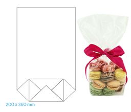 Obrázek produktu: Dárkový sáček 20 × 36 cm celofán transparentní 1 ks