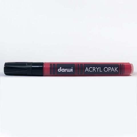Obrázek produktu: DARWI Akrylová fixa - silná - 6 ml/3 mm - růmělková červená