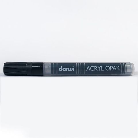Obrázek produktu: DARWI Akrylová fixa - silná - 6 ml/3 mm - stříbrná