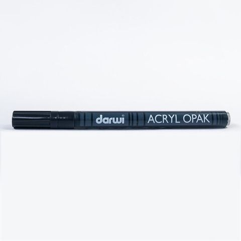 Obrázek produktu: DARWI Akrylová fixa - tenká - 3 ml/1 mm - černá