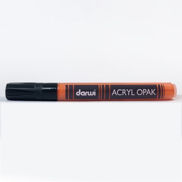DARWI Akrylová fixa - tenká - 3 ml/1 mm - oranžová