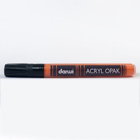Obrázek produktu: DARWI Akrylová fixa - tenká - 3 ml/1 mm - oranžová