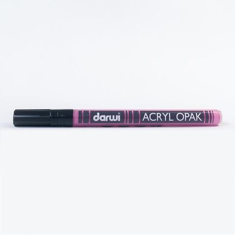 Obrázek produktu: DARWI Akrylová fixa - tenká - 3 ml/1 mm - růžová