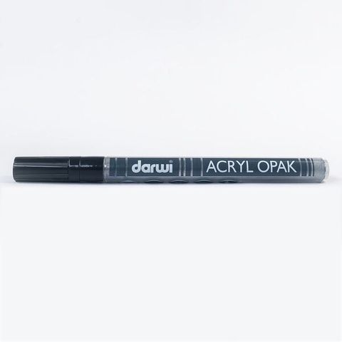 Obrázek produktu: DARWI Akrylová fixa - tenká - 3 ml/1 mm - stříbrná