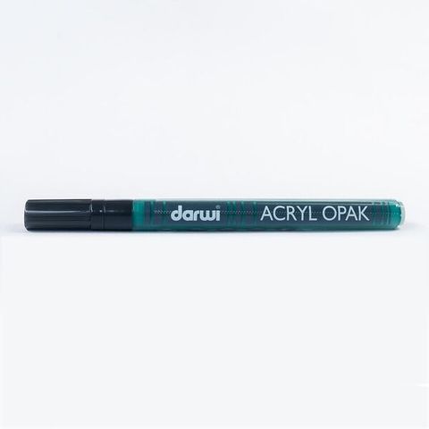 Obrázek produktu: DARWI Akrylová fixa - tenká - 3 ml/1 mm - tmavě zelená