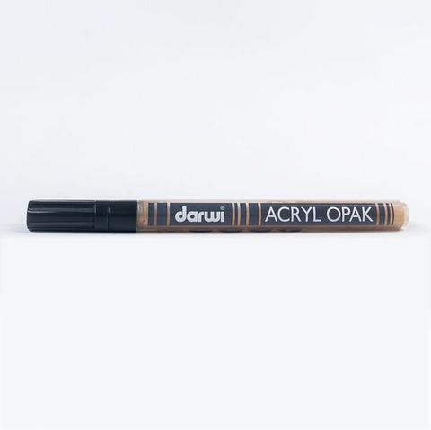 Obrázek produktu: DARWI Akrylová fixa - tenká - 3 ml/1 mm - zlatá